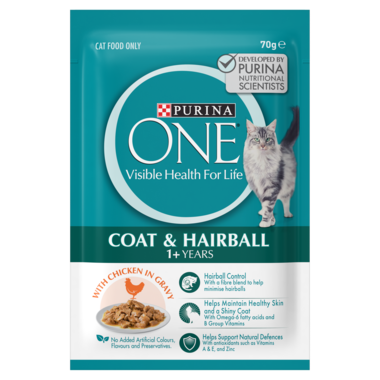 PURINA ONE Hairball Succulent Chicken Cat Food Purina New Zealand